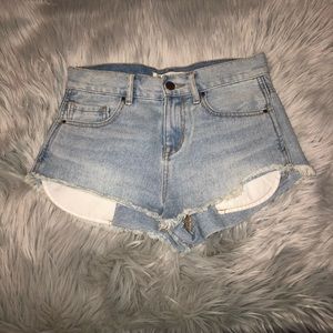 High waisted pacsun denim shorts